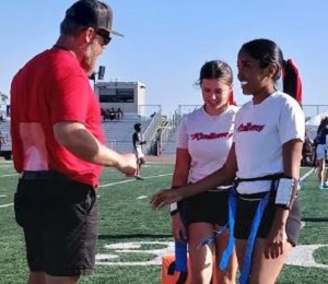 Mountain Empire coach and players