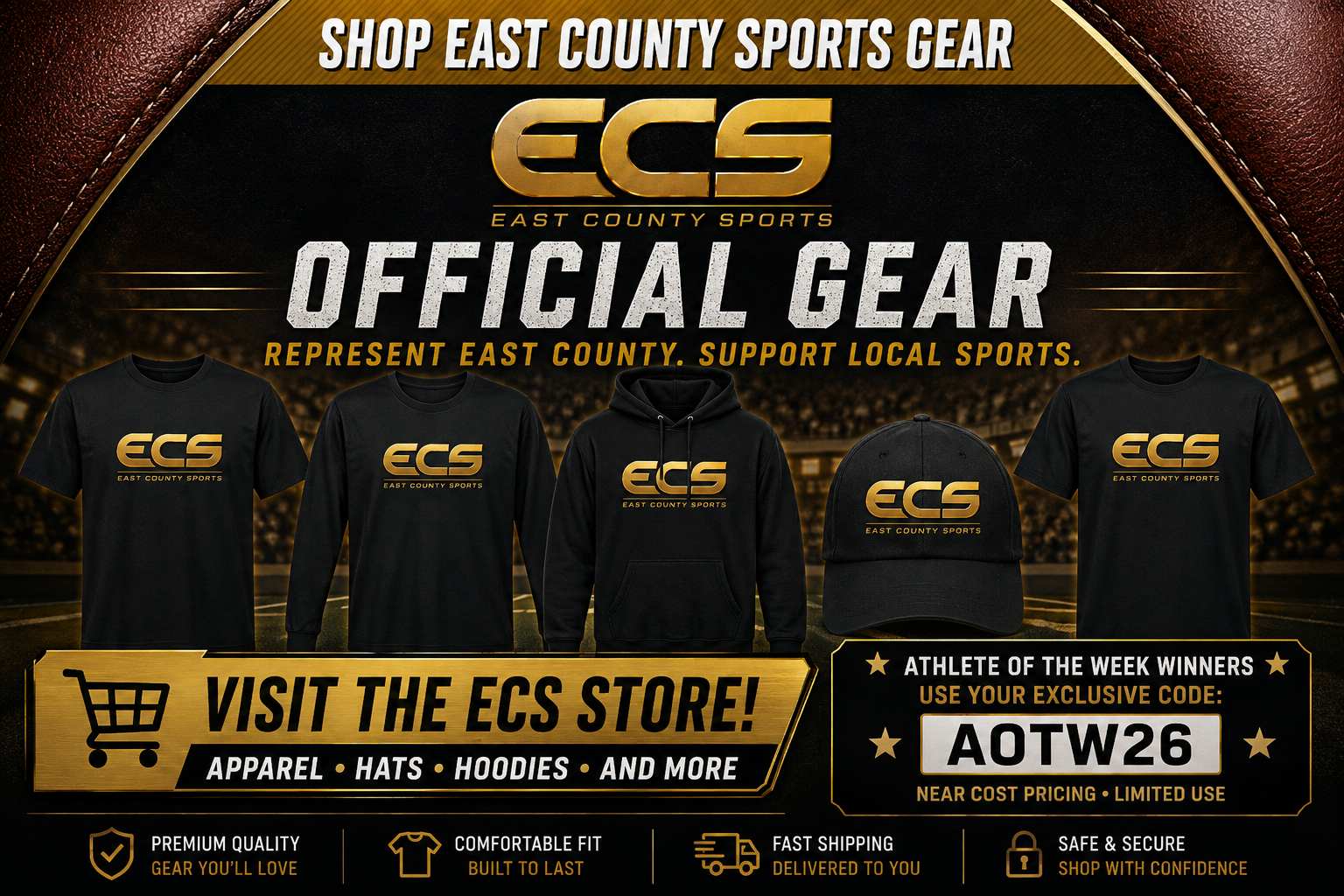 Visit the East County Sports Official Store